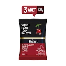 Shazel Vişneli Hazır Türk Kahvesi 3 x 100 G