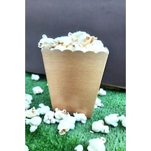 8'li Gold Parlak Mısır Kutusu - Popcorn Kutusu - Doğum Günü İkram Hediye - Orta Boy Standart