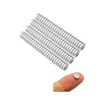 Küçük Neodim Güçlü Mıknatıslar, Çok Amaçlı Buzdolabı Mıknatısları, Küçük Yuvarlak Disk Mıknatısı, Beyaz Tahta Mıknatısları 5 Mm Çap X 1 Mm Kalınlık 100 Adet
