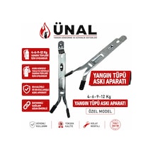 Yangın Tüpü Askı Aparatı 4-6-9-12 Kg Yangın Söndürücü Duvar Montaj Askısı Özel Model