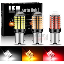 Turuncu Led Sinyal Ampülü 144 Led 93 P21w Yüksek Kalite Premium Ürün