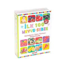 1765 Flash Card İlk 100 Meyveler Eğitici Kartlar