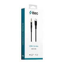 Ttec 2ak03s Aux - Type-c Kablo 1mt Siyah