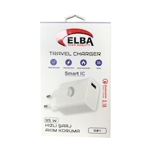 Elba Elb11 Elb-35w Usb 35w Hızlı Şarj Akım Koruma Ev Şarj Kafa