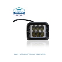 2 SIRA KENARI TURUNCU ÇAKAR KAPUT (6LED)