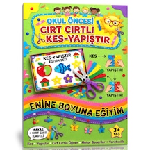 Okul Öncesi Cırt Cırtlı Kes-yapıştır Seti