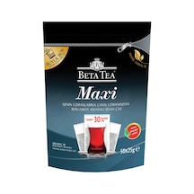Beta Tea Maxi Bergamot Aromalı Siyah Demlik Poşet Çay 50 x 25 G