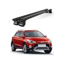 Trio-ı Hyundai İ20 Activ 2014 Ve Sonrası Uyumlu Siyah Kilitli Ara Atkı 120cm Port Bagaj Tavan Barı