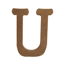 Na Neşeli Ahşap 15 Cm 18 Mm Ahşap U Harfi.boyanabilir Ahşap Harf.ahşap Boyama Ürünü.ham Ahşap Harf Model Neseli234568202