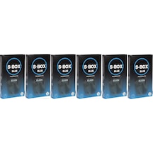 S-Box Blue Kondom Klasik Prezervatif 6 x 12'li