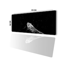 Sonictouch Siyah Dağ Temalı Gamer Oyuncu Dikişsiz Sıvı Geçirmez Klavye Mouse Pad 32x70cm Mousepad