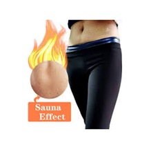 Kadın Hot Power Sauna Etkili Termal Tayt Siyah