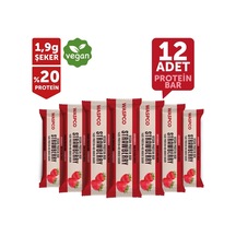 Waspco Çilekli Vegan Bar 40g x 12 Adet