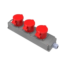 Bemis Cee Tri Box 3'lü Grup Priz 5/32a.