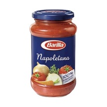 Barilla Napoliten Makarna Sosu 400g - Taze Sebzelerden Glutensiz Vegan 8'li Avantaj Paketi - 8 Tarı