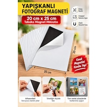 Yapışkanlı Fotoğraf Magneti 20x25 Cm Tabaka Mıknatıs Kesilebilir Magnet