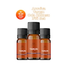 Tarçn Oda Kokusu 3'lü Set- Doğal Esansiyel Uçucu Yağ, Difüzör Esansı, Buhurdanlık Yağı Karışık