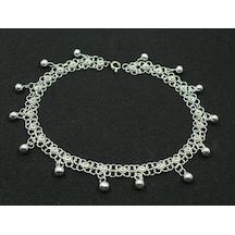 Telkari Kişniş Gümüş Halhal Aykat Kuyumculuk Akıtmalı Halha Gümüş