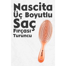 Nascita Professional Üç Boyutlu Oval Saç Fırçası Turuncu 0