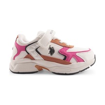 U.s. Polo Assn. Krenas Ptk 4pr Beyaz Kız Çocuk Spor Ayakkabı 000000000101895804 Beyaz-fusya Beyaz - Fuşya