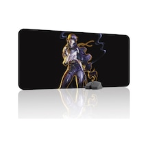Black Lagoon Kaymaz Dikişli Kauçuk Oyuncu Mousepad V5 - 90x40 Xxl Gaming Mouse Pad Fare Altlığı