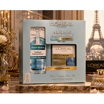L Oréal Paris Yenileyici Bakım Rutini Seti Peeling Serum + Yaş Uzmanı 35+ Krem