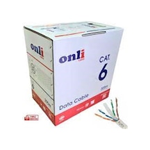 Onli On-6002 U-utp 23 Awg Cca 100 Metre Cat6 Kablo