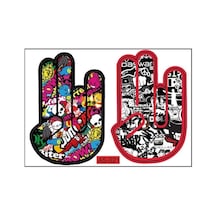 A5 Sticker 031 Tek Paket Çoklu Sticker Standart