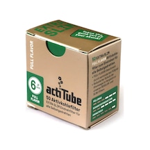 Actitube Karbonlu Pipo Filtresi 6 Mm 50 Adet