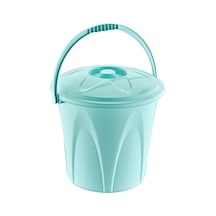 Akay Bee Home 3'No Plastik Saplı Su Kovası (10 L) Ak 186 Renkli