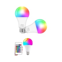 Ayarlanabilir Parlaklık Rgb Led Ampul Beyaz Lamba Ve Renkli Ampul Ayarlanabilir Parlaklık, Rgb Renk Seçimi