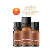 Çikolata Rüyası Esansiyel Uçucu Koku Yağı Buhurdanlık Yağı Difüzör Esansı 3'lü Set 3x10ml Karışık