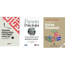 Parasal Konularda Yaptıgımız Hatalar+paranın Psıkolojısı+kolay Ekonomı 3 Set