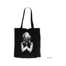 Marilyn Monroe Gangsta Siyah Kanvas Bez Çanta N11.3694 Siyah