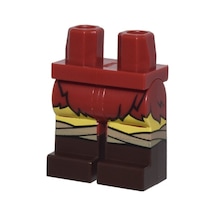 Minifigür Parçaları: Legs Decorated, Bacak, Ayak: 970c00pb1571