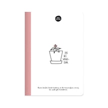 Keskin Color Sert Kapak Cilt Defter Hisli Şeyler 14x20 64 Yp Çizgili İyi Ki Varsın Çok Renkli