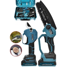 Assur ASR1049 18V Budama Testeresi Makası 2'li Set Mavi