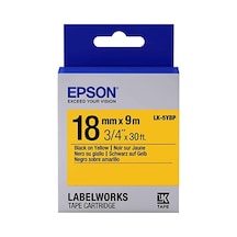 Epson Lk-5Ybp Pastel Sarı Üzeri Siyah 18Mm 9Metre Etiket