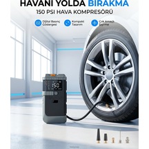 Bezos Nsun T-life Jump Starter 19800 Mah Akü Takviyeli Hava Kompresörü Lensun Ls 99 Dmc
