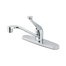 Kb571 Chatham Tek Kulplu Mutfak Bataryası Püskürtücüsüz, Parlak Krom, 10 X 7,13 X 2,38 Açık Mavi