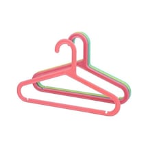 Plastik Çocuk Askısı, Elbise Askısı, Renkli Askı, Slim Askı Standart, Adet, 8 4 Renk