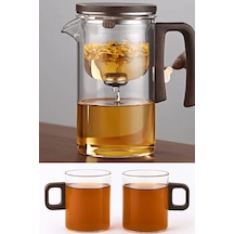 Borosilikat Cam Sihirli Demlik 720 Ml Isıya Dayanıklı 2 Bardaklı Bitki Çayı Demleme Seti Çok Renkli Borosilikat Cam Sihirli Demlik 720 Ml Isıya Dayanıklı 2 Bardaklı Bitki Çayı Demleme Seti Çok Renkli
