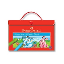 Faber Castell 18 Renk Çantalı Pastel Boya 18'Li Çantalı Pastel