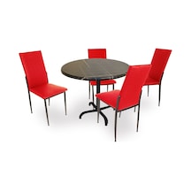 Beymobilya Indigo Werzalit Yuvarlak - Gözde Masa Takımı (80 Cm Çap)