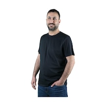 Erkek Koton Bisiklet Yaka Kısa Kollu Tişört 001