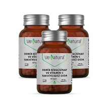 Venatura Demir Bisgilisinat Vitamin C 90 Kapsül 3 Adet