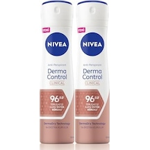 Derma Control Clinical Kadın Sprey Deodorant 150ml, 96 Saat Üstün Koruma,anti-perspirant X2 Adet