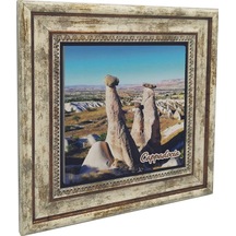 Kapadokya Baskılı Taş Tablo 25x25 728