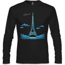 Parisian Siyah Erkek Sweatshirt