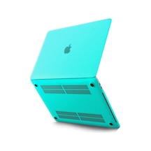 Newface Macbook Pro 13 2021 Macbook Buzlu Kapak - Yeşil